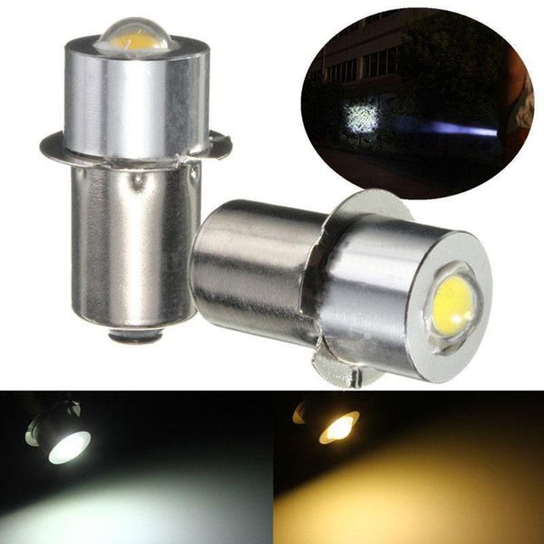 Lichtperlen P13.5S PR2 1W LED für Innenfahrrad-Taschenlampen-Spot-Lampenbirne Hohe Helligkeit 90Lumen DC3-18V Warm/Reinweiß