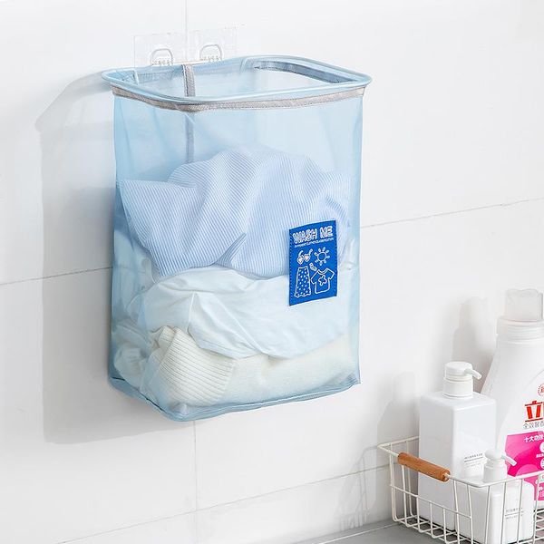 

laundry bags wall-mounted dirty basket foldable large baby toy storage hamper home bathroom underwear clothes organizer container