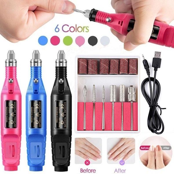 

nail drill & accessories universal electric machine set polishing remover file art equipment for manicure