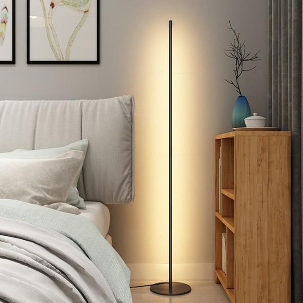 

floor lamps modern simple dimmable led lamp corner standing atmospheric bedroom living room home decoration interior lighting