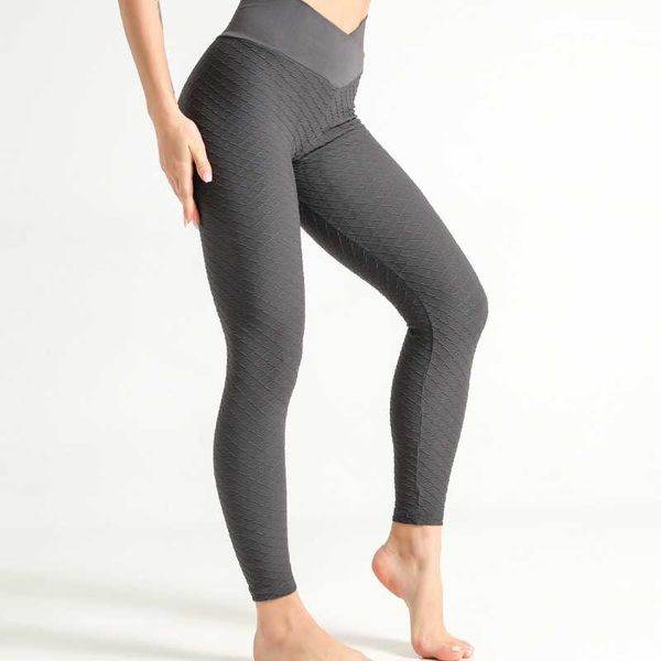 

ladies high waist hip lifting slim fitting sports fitness jogging pants, White;red