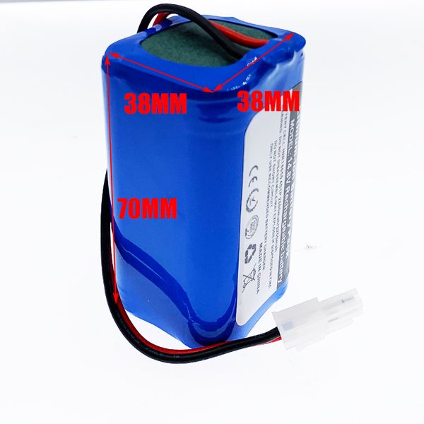 

18650 14.8v 2600mah lithium battery pack for robotic vacuum cleaner v7 v7s cr130 v780 ehs-q800 cen550 cen640 646 cen553