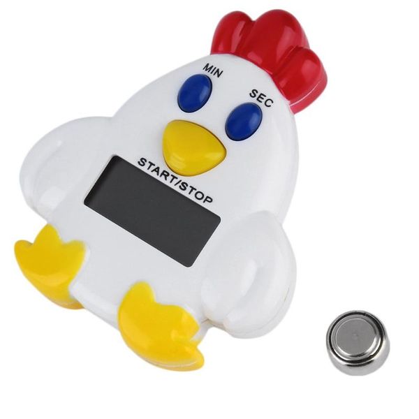 

dropshipping mini family reminder cartoon adorable chicken kitchen timer 99 minute 59 seconds cooking mechanical alarm bell