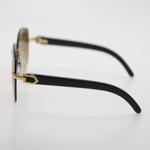 

sunglasses wholesale rimless black horn 2021 sunglasses buffalo 8100905 new box with rimless new men brand dpmtv, White;black