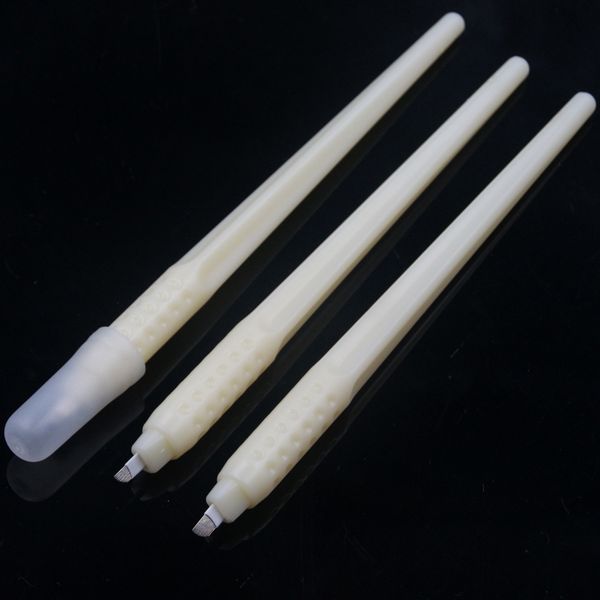 

10pcs sterilized disposable microblading pen manual eyebrow tattoo tebori pen microblading hand tools for sale with lot no