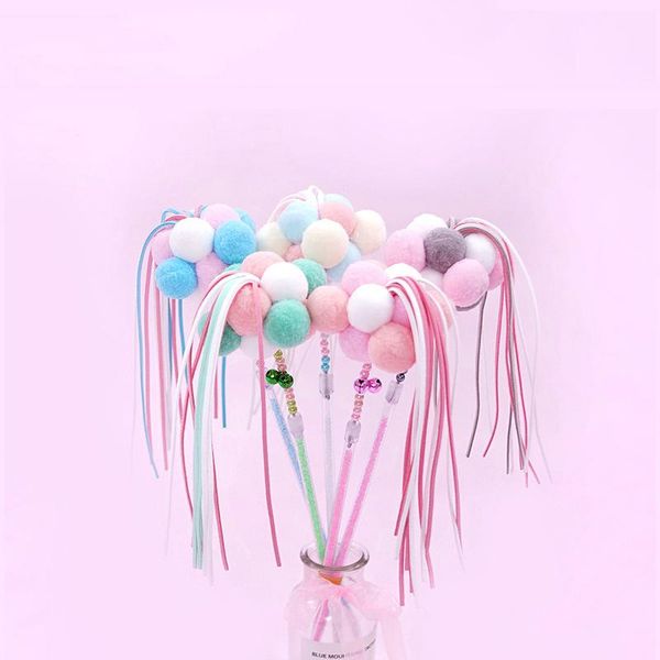 

cat toys plastic kitten interactive stick funny toy pet supplies accessory cotton products