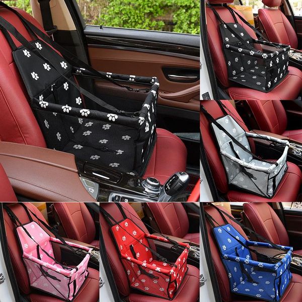 

dog carrier pet car seat bag waterproof basket folding hammock carriers for small cat dogs safety travelling mesh