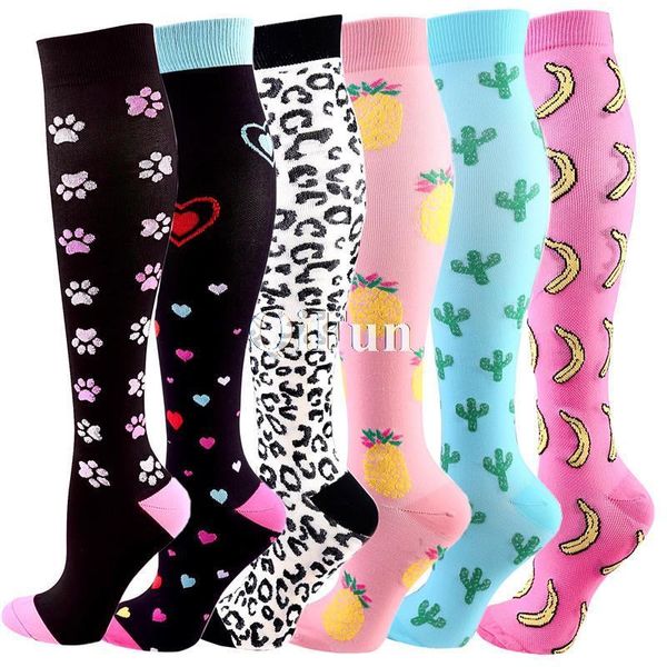 

men's socks compression stockings blood circulation for pregnant, edema, diabetes, varicose veins, sports socks, pressure nursing, Black