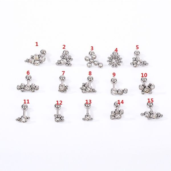 

stainless steel jewelry fashion simple earrings welded nails