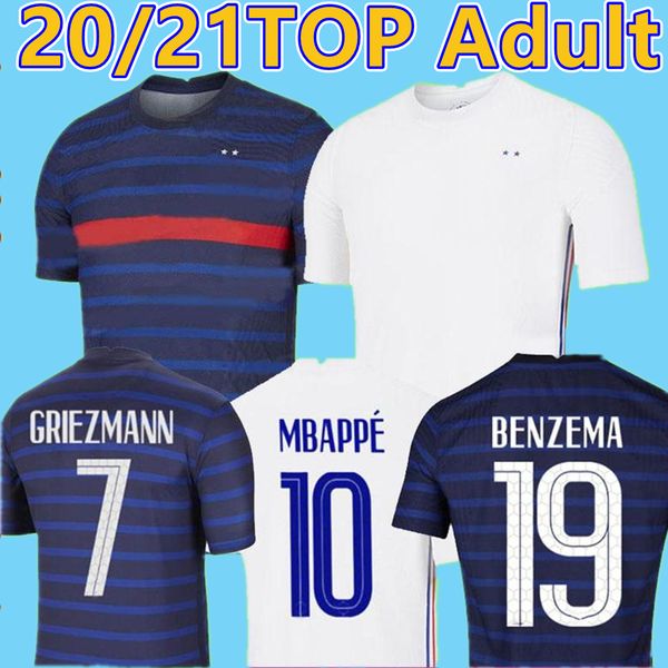 

2020 mbappe griezmann pogba benzema 2021 soccer jersey football shirts maillot de foot maillots de football shirt men + kids kit., Black;yellow