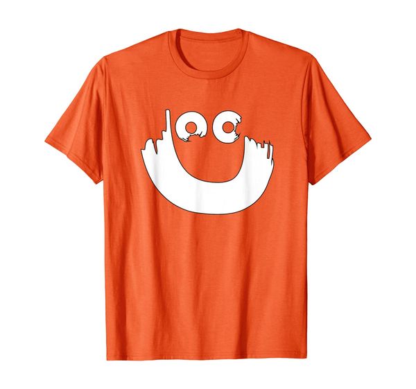 

happy sad smiley t-shirt, White;black