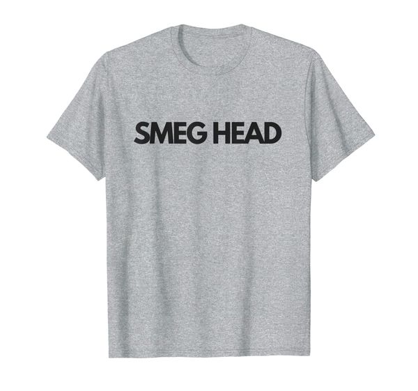 

smeg head, red dwarf, dave lister quote t-shirt, White;black