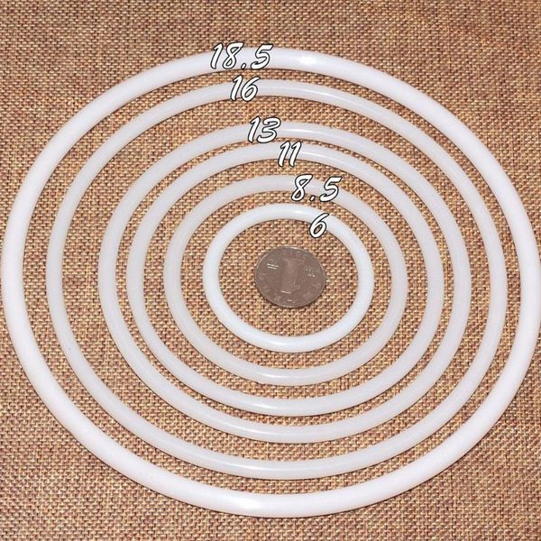 

decorative objects & figurines 30pcs dreamcatcher round hoops white circles diy material accessories (8.5cm)