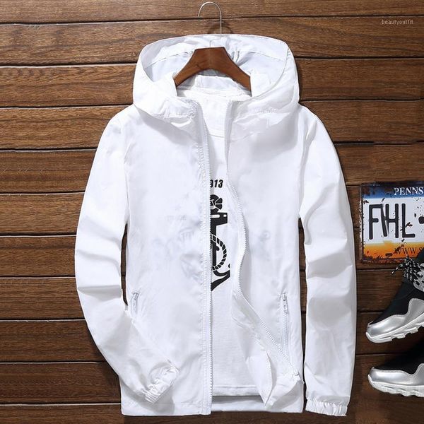 

men's trench coats men waterproof wind breaker coat zipper hoodie jacket quick drying sport outwear k2, Tan;black