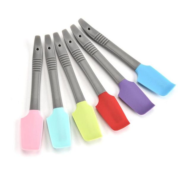 

baking & pastry tools (randow color) 1 pcs heat resistant silicone spatula non-stick rubber kitchen accessories for cooking and mixing