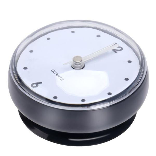

wall clocks 1pc bathroom kitchen clock mute hanging anti-fog suction cup