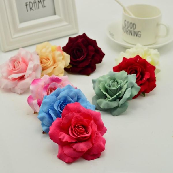 

10pcs artificial flower for home festival wedding car silk roses flower diy wreath decor bride bouquet headwear acc jllenl