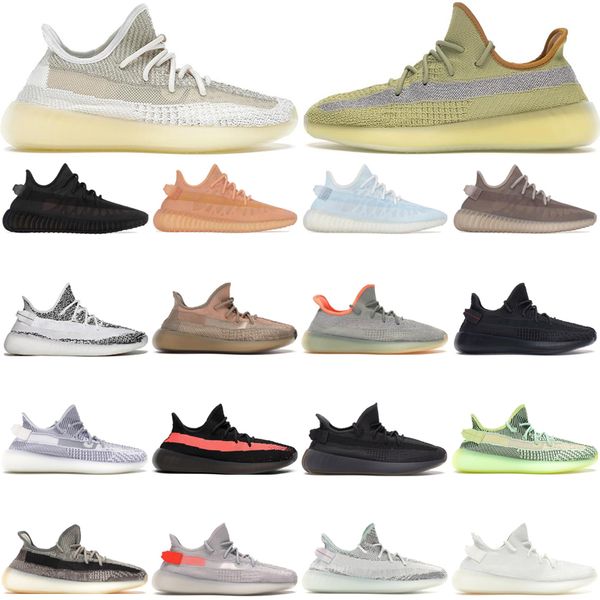 

new wholesale yeezy running shoes men women zebra cream bred beluga ash pearl clay sand taupe static cinder zyon tail light antlia butter ou