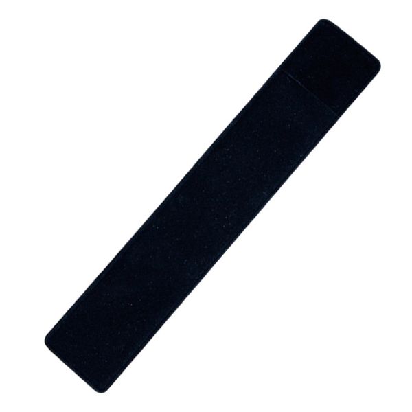 2021 5000 pcs / CTN Frete grátis barato pacote de presente preto redondo redondo deluxe de vinil de feltro de tecido de veludo caneta bolsa de caneta saco