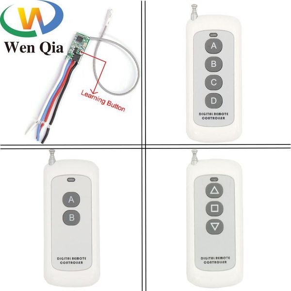 

smart home control 433mhz dc 3.6v 6v 12v 24v 1ch relay wireless rf remote switch mini module with over500meterstransmitter for ledlamplight