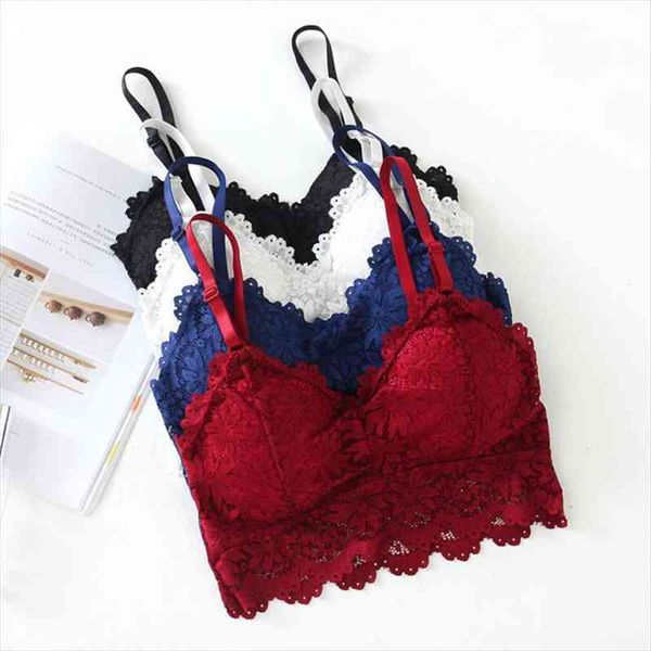 

lace bralette tube women tanks bandeau summer bra crop nin668, White