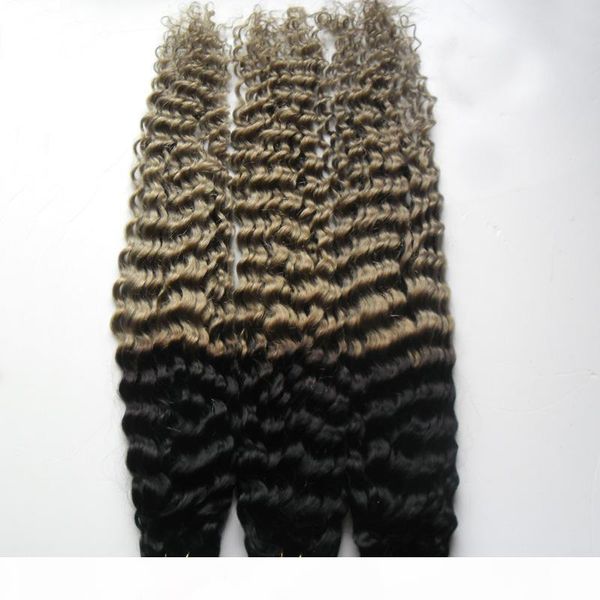 

ombre grey hair weave t1b gray kinky curly 300g grey hair weave bundles 3pcs tissage kinky curly brazilian curly virgin hair, Black