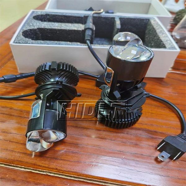

other lighting system hidlt 2pcs h4 car headlight led projector lens super bright conversion kit high low beam lamp 6000k white automobles b