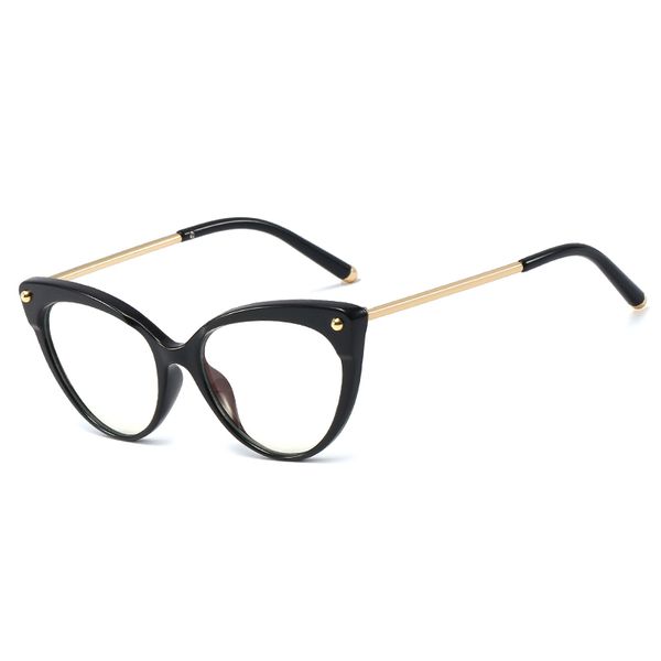 

new design sunglasses anti-blue ray glasses t9s3308 flat mirrored lens, White;black