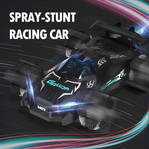 Drift spray racing luce musicale ad alta velocità 2.4g telecomando per auto auto giocattolo per ricarica elettrica per bambini