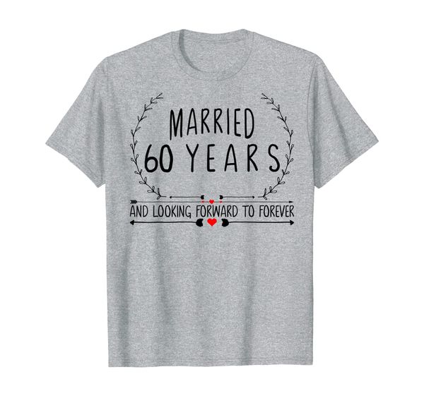 

60th Wedding Anniversary gifts for Him Her Couple Parents T-Shirt, Mainly pictures