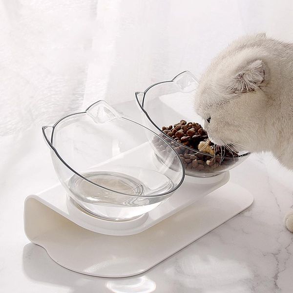 

cat bowls & feeders double food bowl pets fool water with raised stand feeder dog pet products supplies