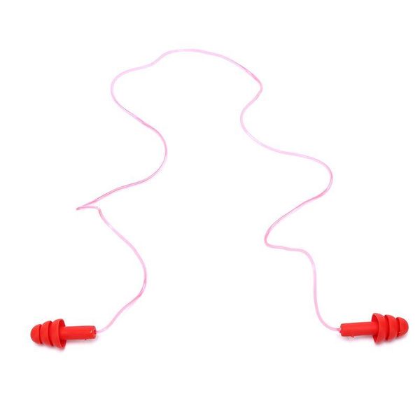 

soft sile corded ear plugs ears protector washable reusable hearing protection noise reduction earplugs qylanb