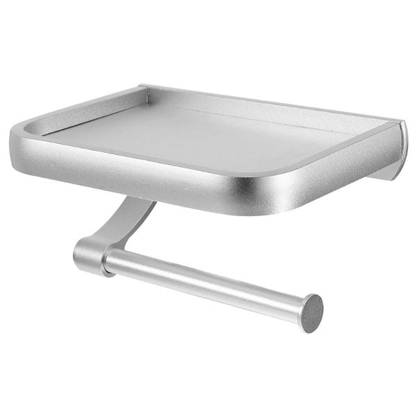 

toilet paper holders alloy roll rack bathroom holder wall-mounted organizer