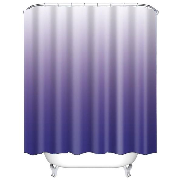 

shower curtains gradient purple green blue orange grey bathroom curtain