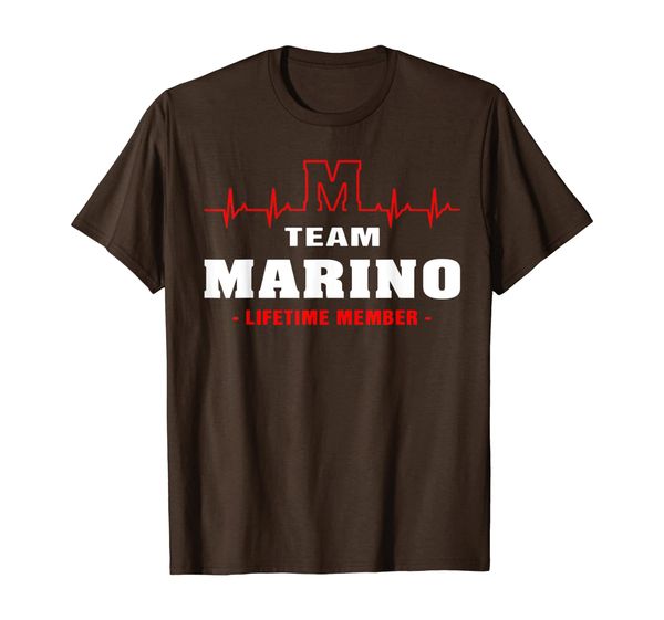 

Team Marino lifetime member shirt surname, last name gift T-Shirt, Mainly pictures