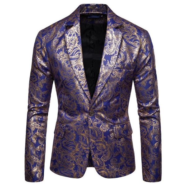

men's suits & blazers party singer dancing casual one button slim fit suit blazer coat jackets shining jaqueta masculino, White;black
