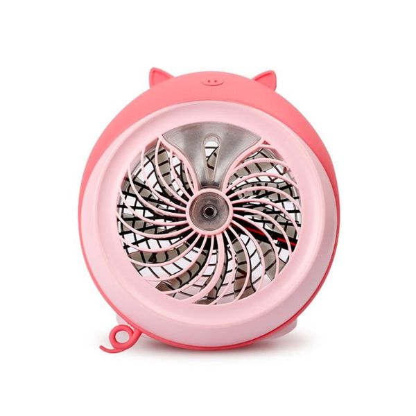 

electric fans usb mini small fan charging portable desksilent spray summer