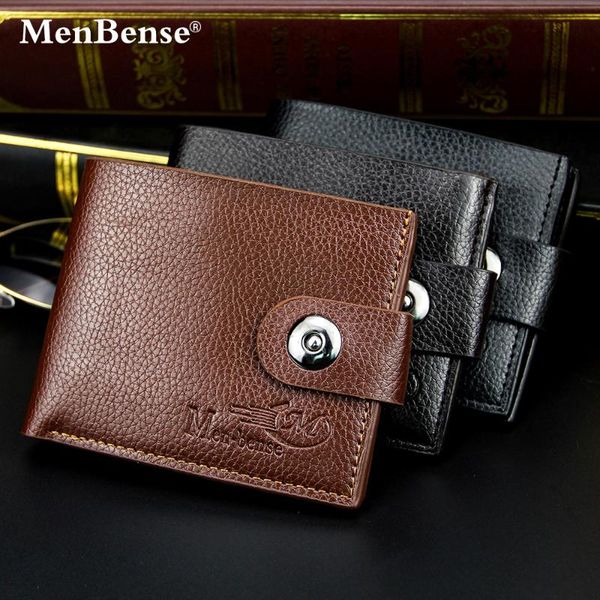

mens wallet fashion wallets for menpu casual short men wallet purses men money bag carteras para mujer de marca wallets, Red;black