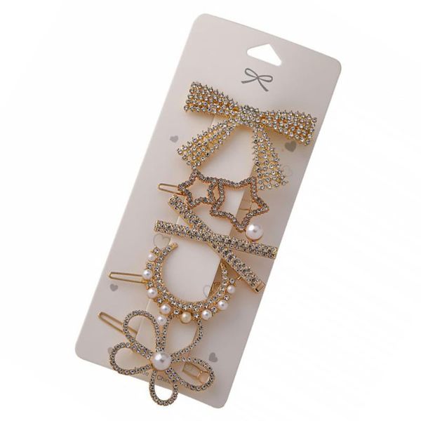 

hair clips 5pcs girls clip jewelry fashion woman delicate barrettes headwear