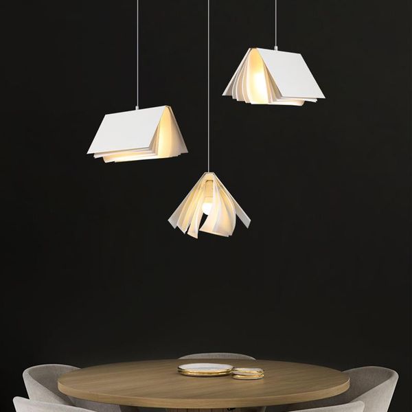 

book type led pendant lighting modern bedroom pendant lamp nordic hanging lights for dinning room /living room /restaurant