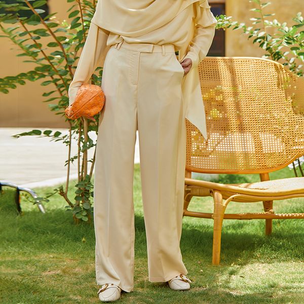 

casual straight wide leg pants high waist pocket large size loose pants female 2021 autumn fashion clothes new tide, Black;white