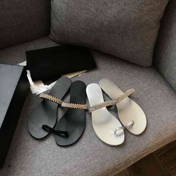 

75% off factory outlet sale new csual flip flops woman summer desigenr flat slippers for women fashion shoes zapatos de mujer, Black