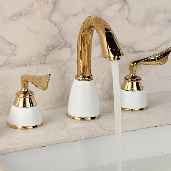 

bathroom sink faucets european antique copper all three holes wholesale faucet lavatory ceramic toilet bibcock of cold water