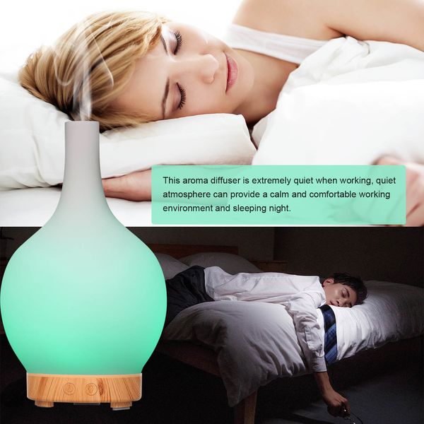 

2021 new 100 ml aromatherapy humidifier essential oil aroma diffuser without water automatic shutdown 7 colour led night light hh0q