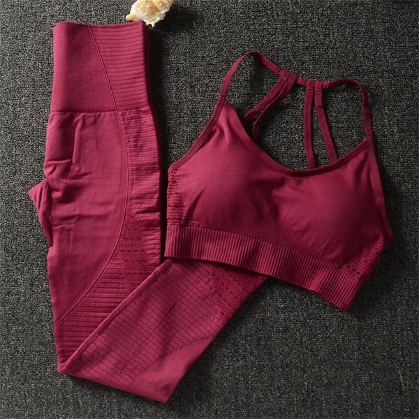 

gym 2 piece set workout clothes for women sports bra and leggings set sports wear for women gym clothing athletic yoga set 220217