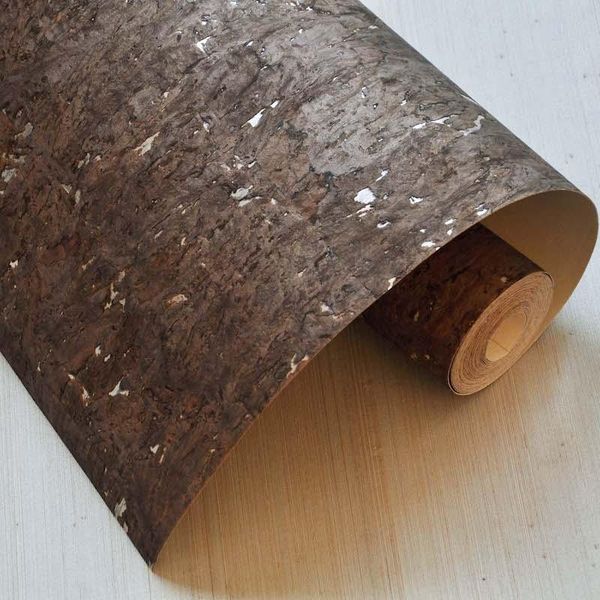 

mywind natural cork wallcovering 2021 modern design brown wallpaper roll for office decoration