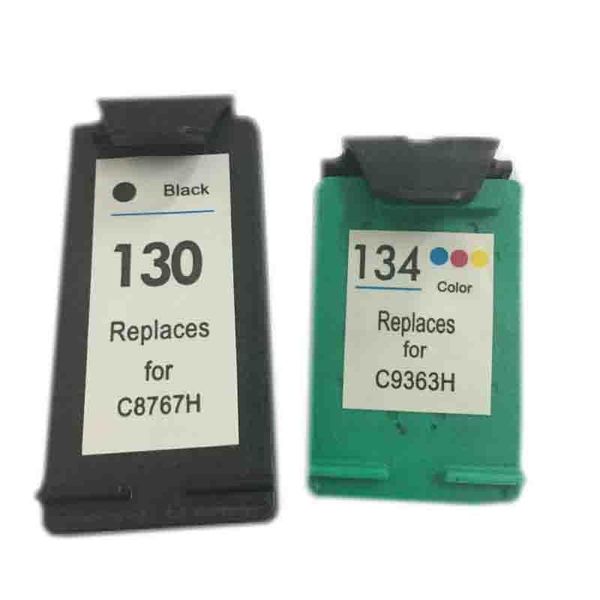 

ink cartridges vilaxh for 130 134 compatible cartridge xl deskjet 5943 6543 5743 6623 6843 6523 6943 printer
