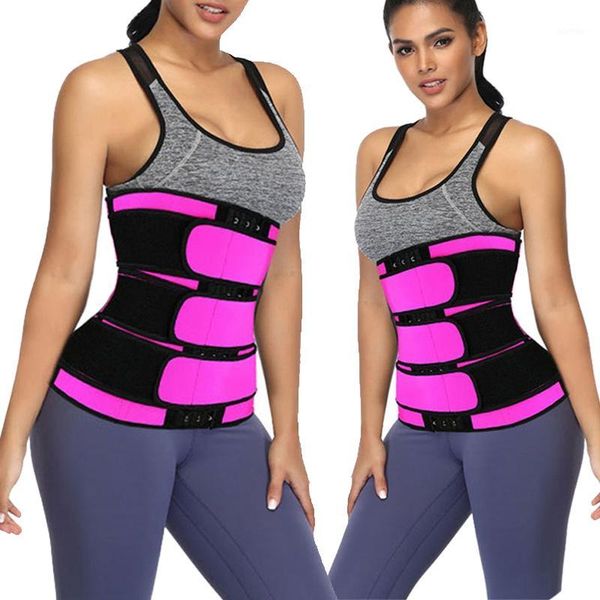 

waist support women's sports men's aben belt adjustable three-breasted red1, Black;gray