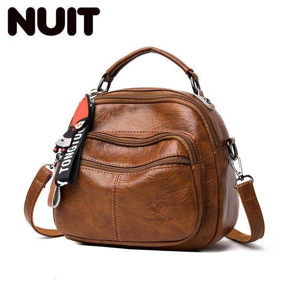 

outdoor bags mini backpack female vintage soft leather shoulder bag designer multifunction small bagpack fashion hand for girls sac a dos