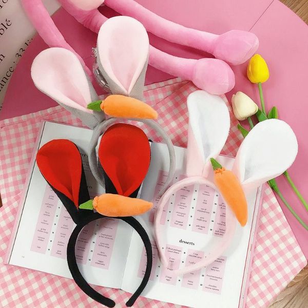 

hair accessories korean version ear funny sell cute carrot band headdress wash face clip ornament